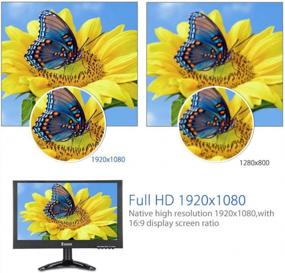 img 3 attached to Eyoyo 1920X1080 Monitor with Integrated Speakers, 12-inch Security Display, IPS Panel, HDMI Connectivity: 3216564275