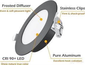 img 1 attached to Встраиваемый внутренний потолочный прицеп Downlight