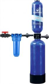 img 4 attached to High-Efficiency Aquasana Whole House Water Filter System - Advanced Carbon & KDF Home Water Filtration - Filters Sediment & Removes Up To 97% Of Chlorine - 600,000 Gallons - EQ-600