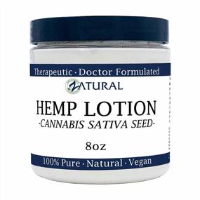 img 3 attached to Hemp Lotion Терапевтический лосьон для тела с конопляным маслом (банка 8 унций)