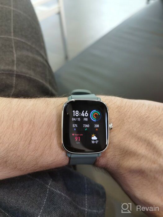 img 1 attached to Amazfit GTS 2 Mini: GPS Smart Watch and Fitness Tracker with Alexa, 14-Day Battery Life, 70+ Sports Modes, and More review by Hemant Negi ᠌