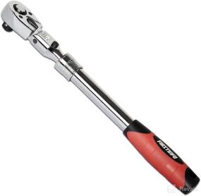 img 4 attached to 🔧 FIRSTINFO 1/2-Inch Drive Flexible Extendable Ratchet Wrench, Locking & Reversible with Soft-Grip Handle and Geared Action (13.8-19.3 Inches Length)