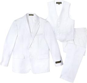 img 4 attached to Spring Notion Two Button 3 Piece White Boys' Clothing ~ Suits & Sport Coats