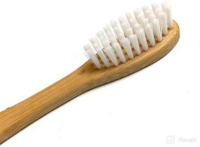 img 3 attached to Eco Friendly Natural Bamboo Toothbrush Ergonomic