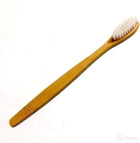 img 2 attached to Eco Friendly Natural Bamboo Toothbrush Ergonomic