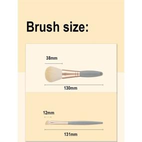 img 1 attached to Travel In Style With COSHINE'S Complete Mini Makeup Brush Set And Case