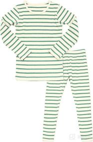 img 4 attached to AVAUMA Pajama Toddler Sleepwear Jam_Indi Apparel & Accessories Baby Boys best for Clothing