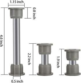 img 2 attached to 🏌️ 6L0L Golf Cart Front Lower End & Control Arm Bushing Sleeve Kit for Club Car Precedent 2007 and later, Replaces OEM Part 102289901