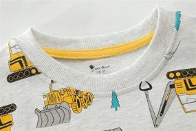 img 3 attached to 👕 Boys' Little Excavator Sweatshirts - Toddler Pullover Hoodies & Sweatshirts in Fashionable Clothing