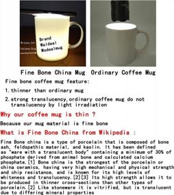 img 3 attached to Funny Coffee Mug - 'I Can'T Fix Stupid But I Can X Ray It' | 11-OZ Fine Bone Ceramic White By Waldeal