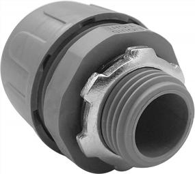 img 1 attached to UL Listed Nonmetallic Liquid Tight Conduit Fittings - Pack Of 2 - NPT 1