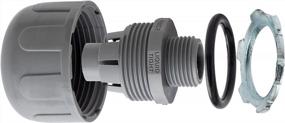 img 3 attached to UL Listed Nonmetallic Liquid Tight Conduit Fittings - Pack Of 2 - NPT 1