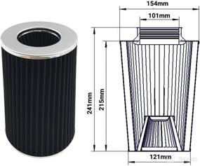 img 1 attached to Intake Filter Shield 1994 2001 1994 2002 Replacement Parts -- Filters