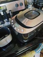 img 1 attached to CROWNFUL 2LB Programmable Bread Maker With 12 Presets, Nonstick Pan & Keep Warm Set - ETL Listed (White) review by Devon Leach