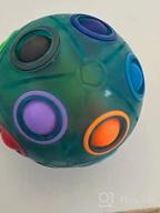картинка 1 прикреплена к отзыву Vdealen Rainbow Magic Puzzle Ball - игра-головоломка с 20 отверстиями для детей, подростков и взрослых - отличный подарок на день рождения, Рождество или Пасху и чулок для мальчиков и девочек от John Kahsar