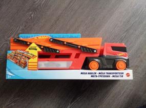 img 16 attached to Car transporter Hot Wheels GHR48, 18 cm, orange