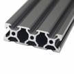 iverntech 600mm european standard black aluminum rail for 3d printer and cnc laser engraving machine logo