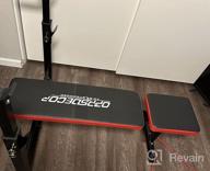 img 1 attached to Boost Your Fitness Routine: OppsDecor Adjustable Weight Bench With Barbell Rack For Home Gym Strength Training review by Joseph Mannasseh