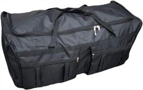img 2 attached to Travel In Style And Comfort With Gothamite 42-Inch Rolling Duffle Bag - The Ultimate Oversized Luggage And Hockey Bag With Heavy Duty Wheels