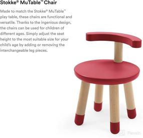 img 2 attached to Stokke MuTable Chair Cherry Water Based