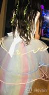 img 1 attached to TTYAOVO Princess Girl Dress: Long Tulle Gown for Flower Girls in Unicorn Costume review by Olivia Turner