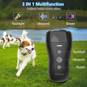 img 2 attached to 🐶 Stop Dog Barking with 3-in-1 Anti Barking Device | Portable Dog Whistle and Bark Control Tool | 16.5 Ft Range | Perfect for Outdoor & Indoor Training