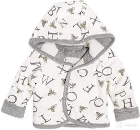 img 3 attached to 👶 Burt's Bees Organic Cotton Baby Sweatshirts: Lightweight Zip-up Jackets & Hooded Coats for Unisex Infants