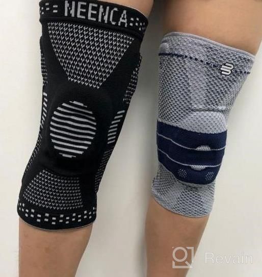img 1 attached to Get Ultimate Knee Support With NEENCA Professional Compression Knee Sleeve And Patella Gel Pad For Pain Relief And Recovery During Running, Workout, And Arthritis review by Vicki Lane