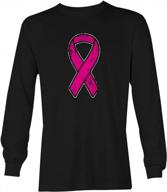 unisex long sleeve tcombo pink ribbon breast cancer awareness shirt logo