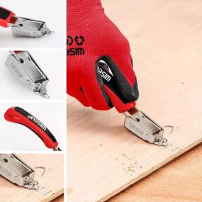 img 2 attached to 4-In-1 Heavy Duty WISEUP Upholstery Staple Gun For Woodworking, Crafting & More - 4200 Staples Included!