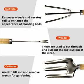 img 2 attached to Complete 9-Piece Gardening Kit: The Perfect Gift For Women Gardeners!