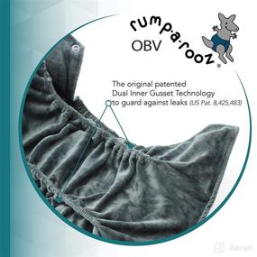 img 1 attached to 🍇 Kanga Care Rumparooz OBV Pocket Cloth Diaper - Boysenberry, One Size (6-40lbs)