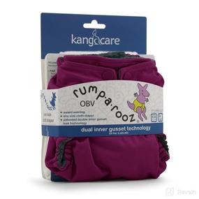 img 3 attached to 🍇 Kanga Care Rumparooz OBV Pocket Cloth Diaper - Boysenberry, One Size (6-40lbs)