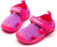 hobibear girls lightweight sandals toddler girls' shoes ~ athletic logo