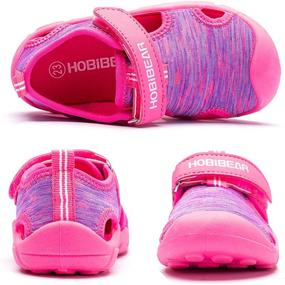 img 1 attached to HOBIBEAR Girls Lightweight Sandals Toddler Girls' Shoes ~ Athletic