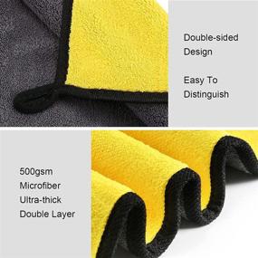 img 2 attached to OSTAN Microfiber Cleaning Scratch Free Absorption Car Care ~ Tools & Equipment