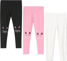 img 4 attached to 👧 Bear Mall Toddler Leggings for Little Girls' Clothing