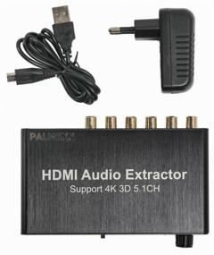 img 1 attached to Signal Separator PALMEXX HDMI Audio Extractor 5.1CH (SW, CEN, SR, SL, FR, FL) AUX 3.5mm, 4K (2160p), 3D, Dolby