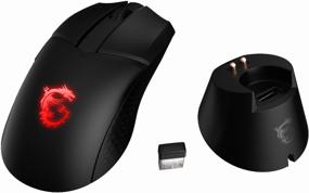 img 4 attached to MSI CLUTCH GM41 LIGHTWEIGHT WIRELESS Wireless Gaming Mouse, Black