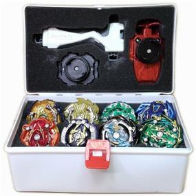 img 4 attached to BEYBLADE set with 8 spinning tops in a box case / Beyblade toy / Spinning top toy beyblade / Beyblade