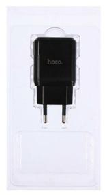 img 4 attached to Power adapter Hoco N6 Charmer dual port QC3.0 charger (2USB: 5V max 3.0A) 18W Black