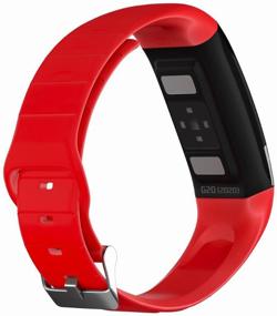 img 4 attached to Smart bracelet GSMIN G20 (2020), red