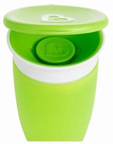 img 3 attached to Drinker with lid Munchkin Miracle 360°, 296 ml green