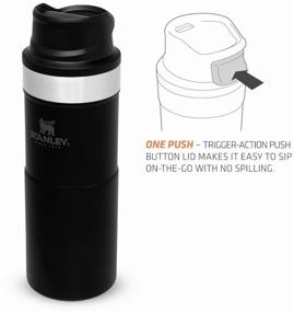 img 4 attached to ☕️ STANLEY Classic One Hand 2.0 Thermal Mug, 0.35l, Black