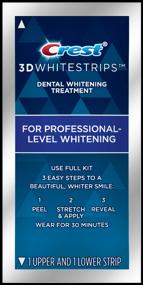img 4 attached to Crest whitening strips 3D White Professional Effects, 40 pcs. in pack.