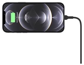 img 4 attached to Belkin Boost Charge Magnetic Wireless Car Charger Kit, WIC004bt, 10W Qi Power, Black