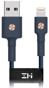 img 2 attached to Cable ZMI MFI USB - Lightning (AL803), 1 m, blue