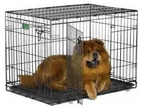 img 1 attached to Cage for dogs Midwest Contour 836DD 91x58x64 cm black