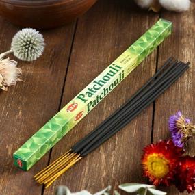 img 1 attached to Благовония Hem Masala Incense Sticks PATCHOULI (Пачули), 8 палочек