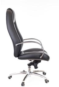 img 3 attached to Computer chair Everprof Drift Lux M for executive, upholstery: genuine leather, color: black